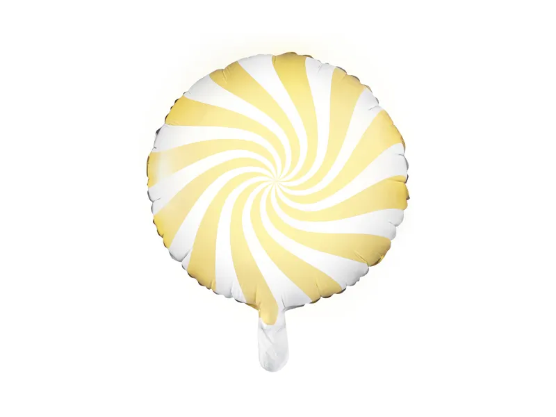 FOOLIUMIST ÕHUPALL CANDY KOLLANE - 35 CM (ILMA HEELIUMITA)